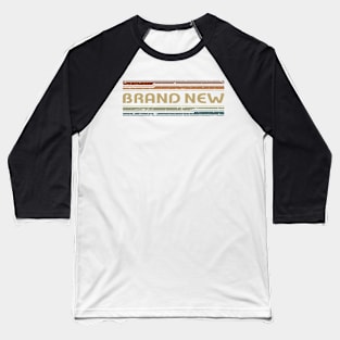 Brand New Retro Lines Baseball T-Shirt